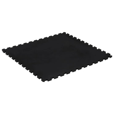 Rubbertegel 12 Mm 100X100 Cm Zwart