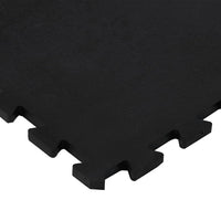Rubbertegel 12 Mm 100X100 Cm Zwart
