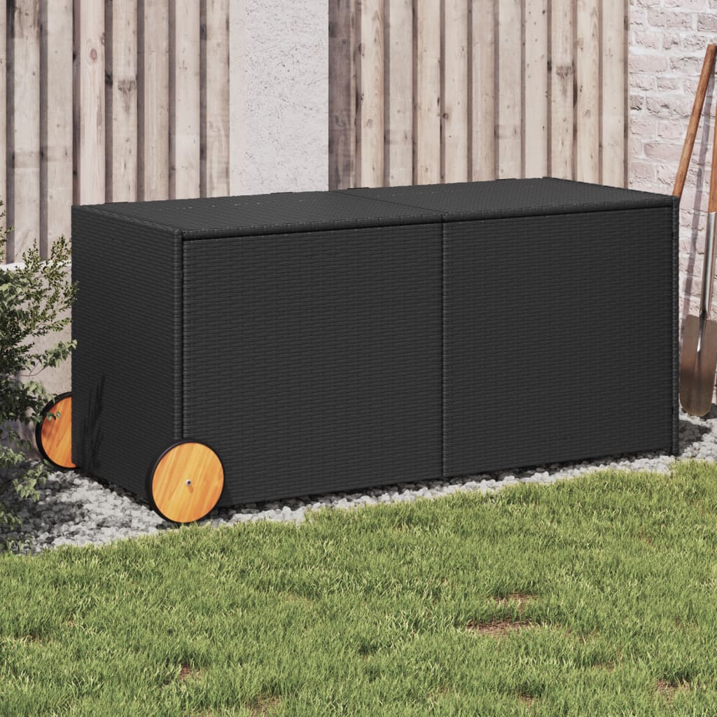 Tuinbox Met Wielen 469 L Poly Rattan
