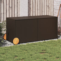 Tuinbox Met Wielen 469 L Poly Rattan