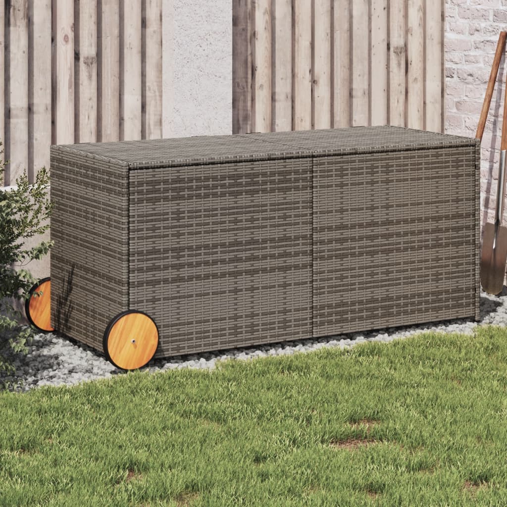 Tuinbox Met Wielen 469 L Poly Rattan