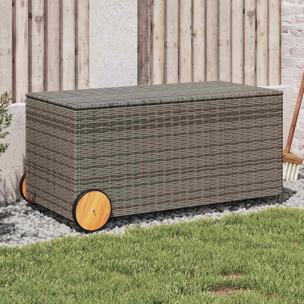 Tuinbox Met Wielen 469 L Poly Rattan