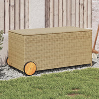 Tuinbox Met Wielen 469 L Poly Rattan