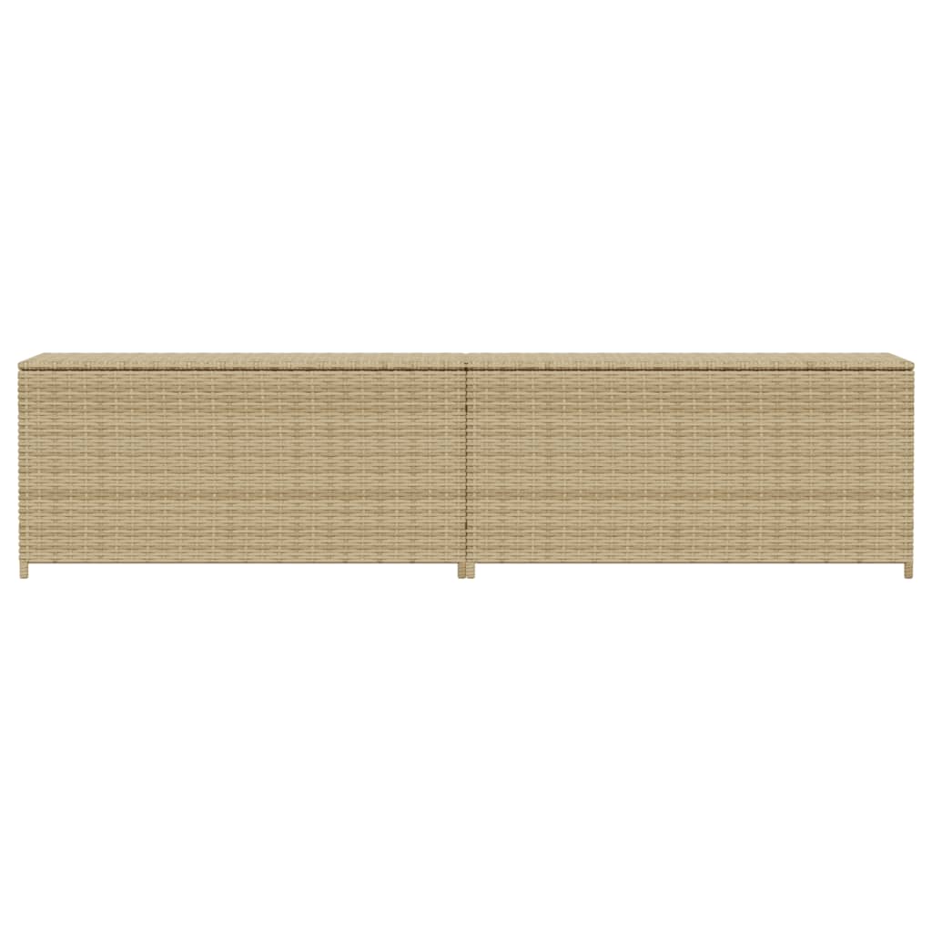 Tuinbox Met Wielen 469 L Poly Rattan