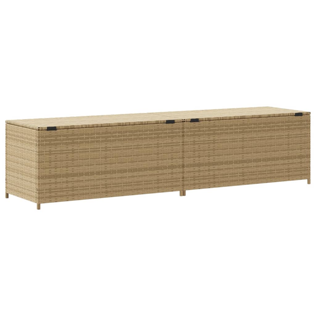 Tuinbox Met Wielen 469 L Poly Rattan