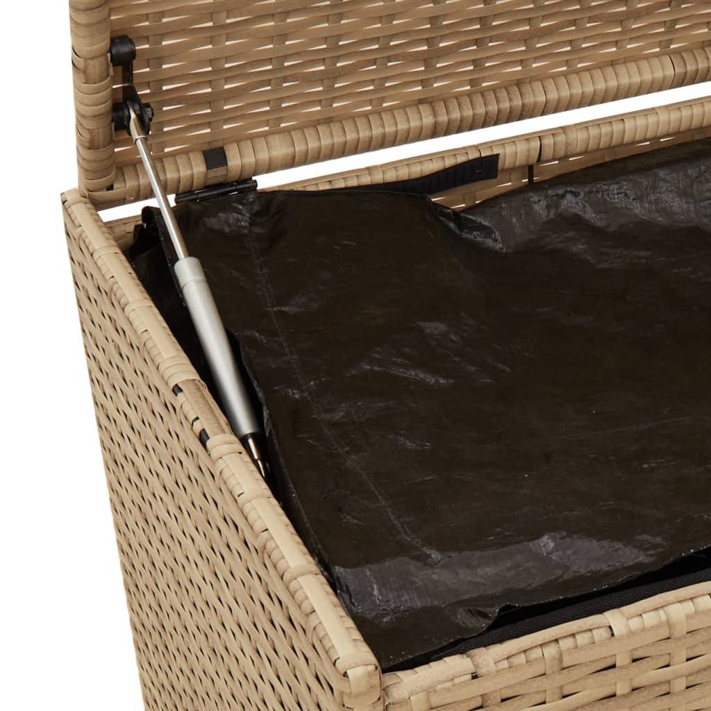 Tuinbox Met Wielen 469 L Poly Rattan