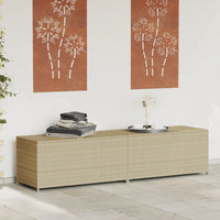 Tuinbox Met Wielen 469 L Poly Rattan