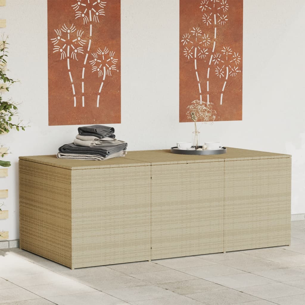 Tuinbox Met Wielen 469 L Poly Rattan