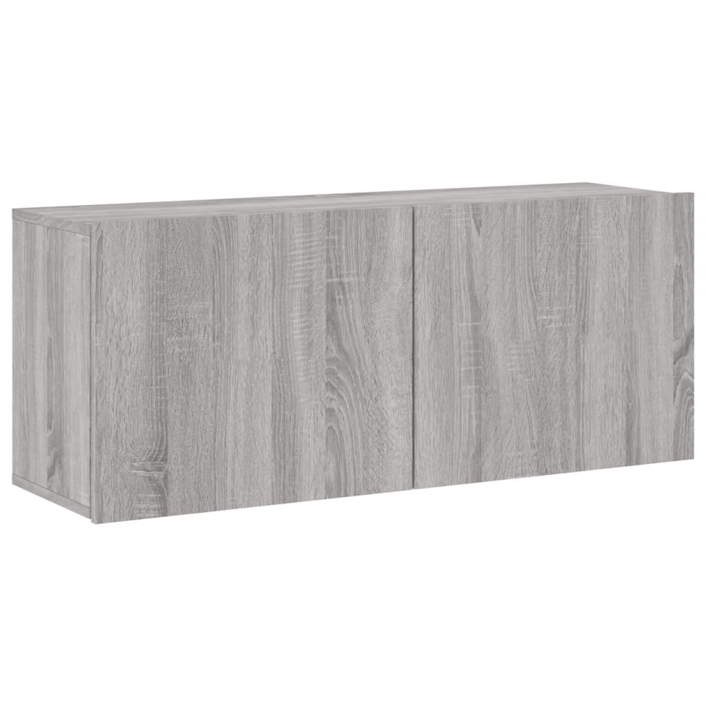 Tv-Meubel Wandgemonteerd 100X30X41 Cm Eikenkleurig