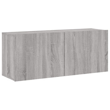 Tv-Meubel Wandgemonteerd 100X30X41 Cm Eikenkleurig