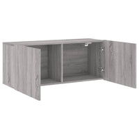 Tv-Meubel Wandgemonteerd 100X30X41 Cm Eikenkleurig