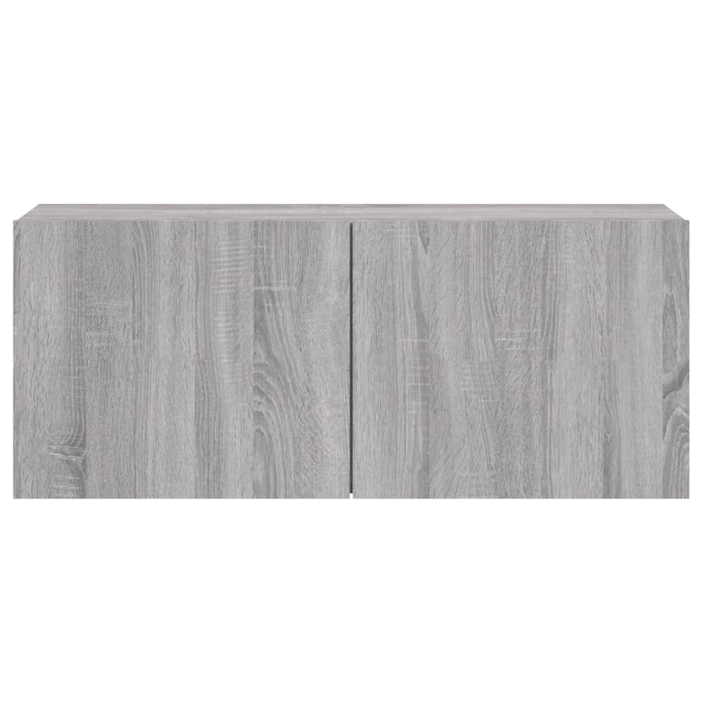 Tv-Meubel Wandgemonteerd 100X30X41 Cm Eikenkleurig