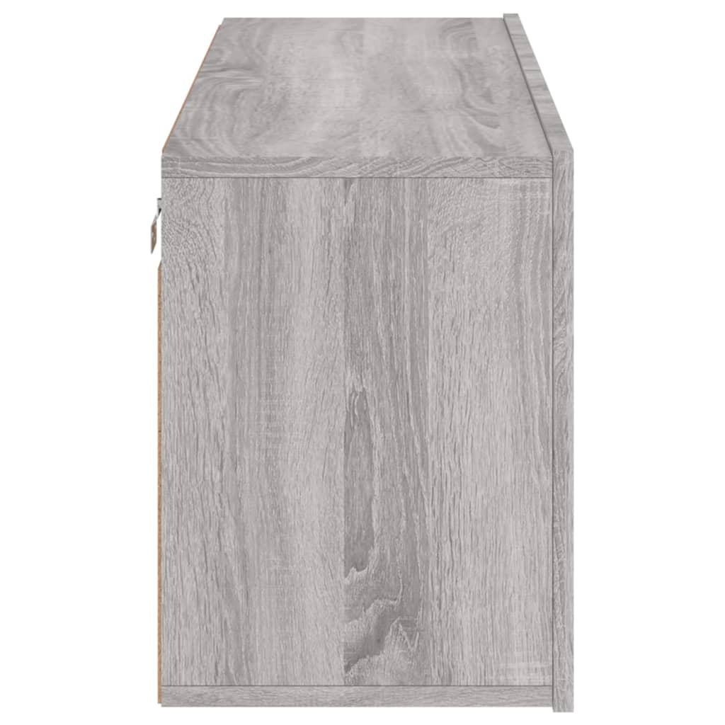 Tv-Meubel Wandgemonteerd 100X30X41 Cm Eikenkleurig