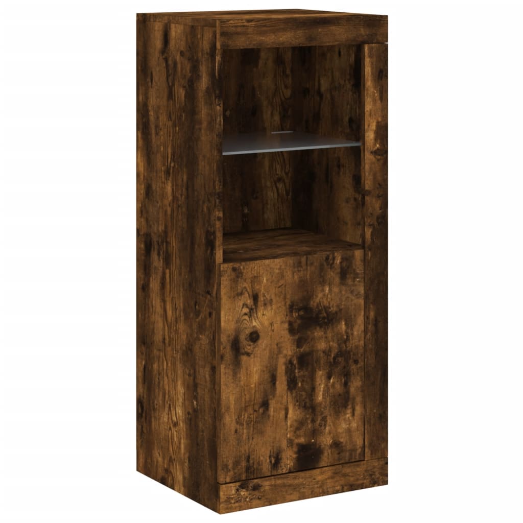 Dressoirs Met Led-Verlichting Bewerkt Hout