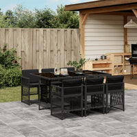 5-Delige Tuinset Met Kussens Poly Rattan