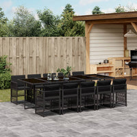 5-Delige Tuinset Met Kussens Poly Rattan