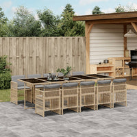 5-Delige Tuinset Met Kussens Poly Rattan