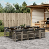 5-Delige Tuinset Met Kussens Poly Rattan