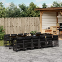 5-Delige Tuinset Met Kussens Poly Rattan