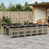 5-Delige Tuinset Met Kussens Poly Rattan