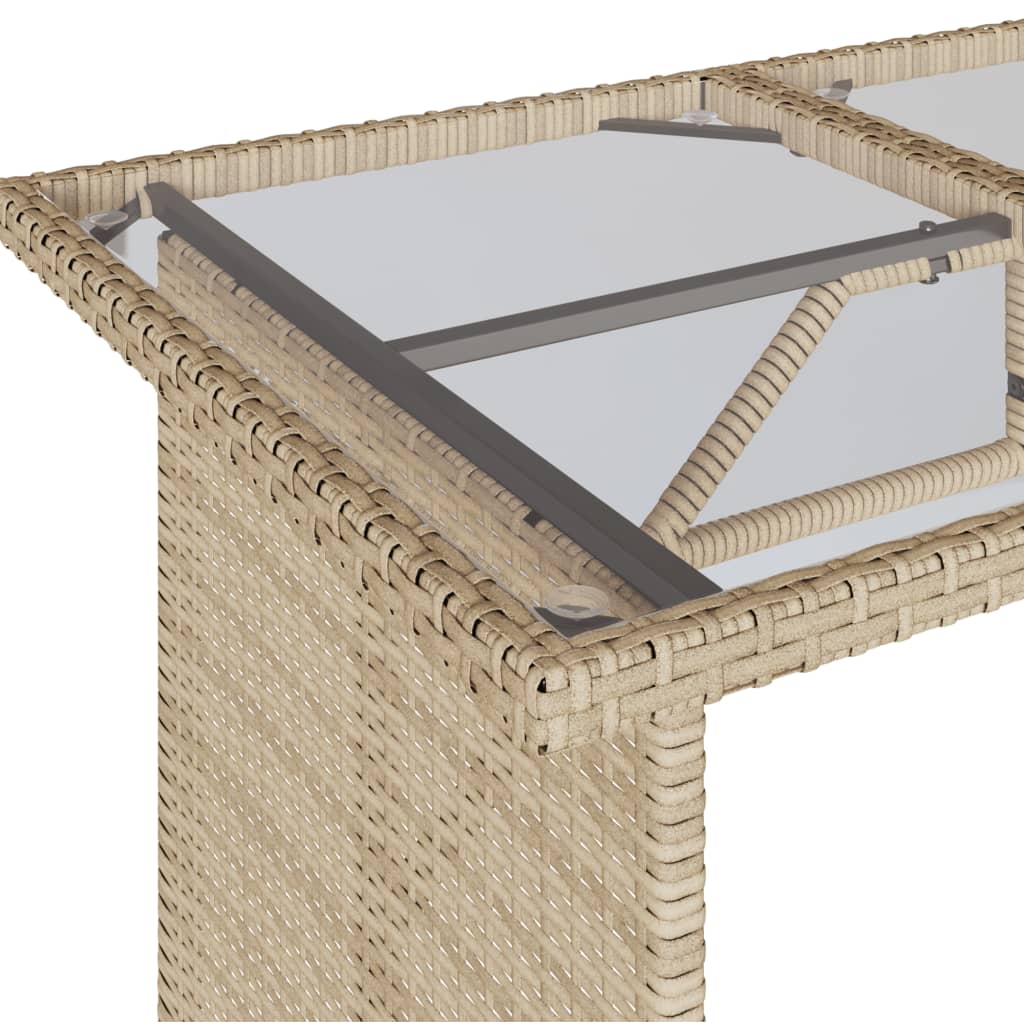 2-Delige Tuinset Met Kussens Poly Rattan