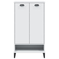 Schoenenkast Viken Bewerkt Hout Wit