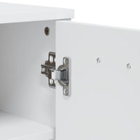 Schoenenkast Viken Bewerkt Hout Wit