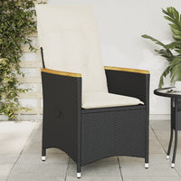 Tuinstoelen Verstelbaar Met Kussens Poly Rattan