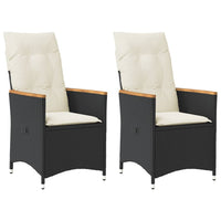 Tuinstoelen Verstelbaar Met Kussens Poly Rattan