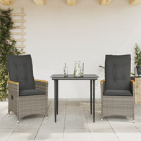 Tuinstoelen Verstelbaar Met Kussens Poly Rattan