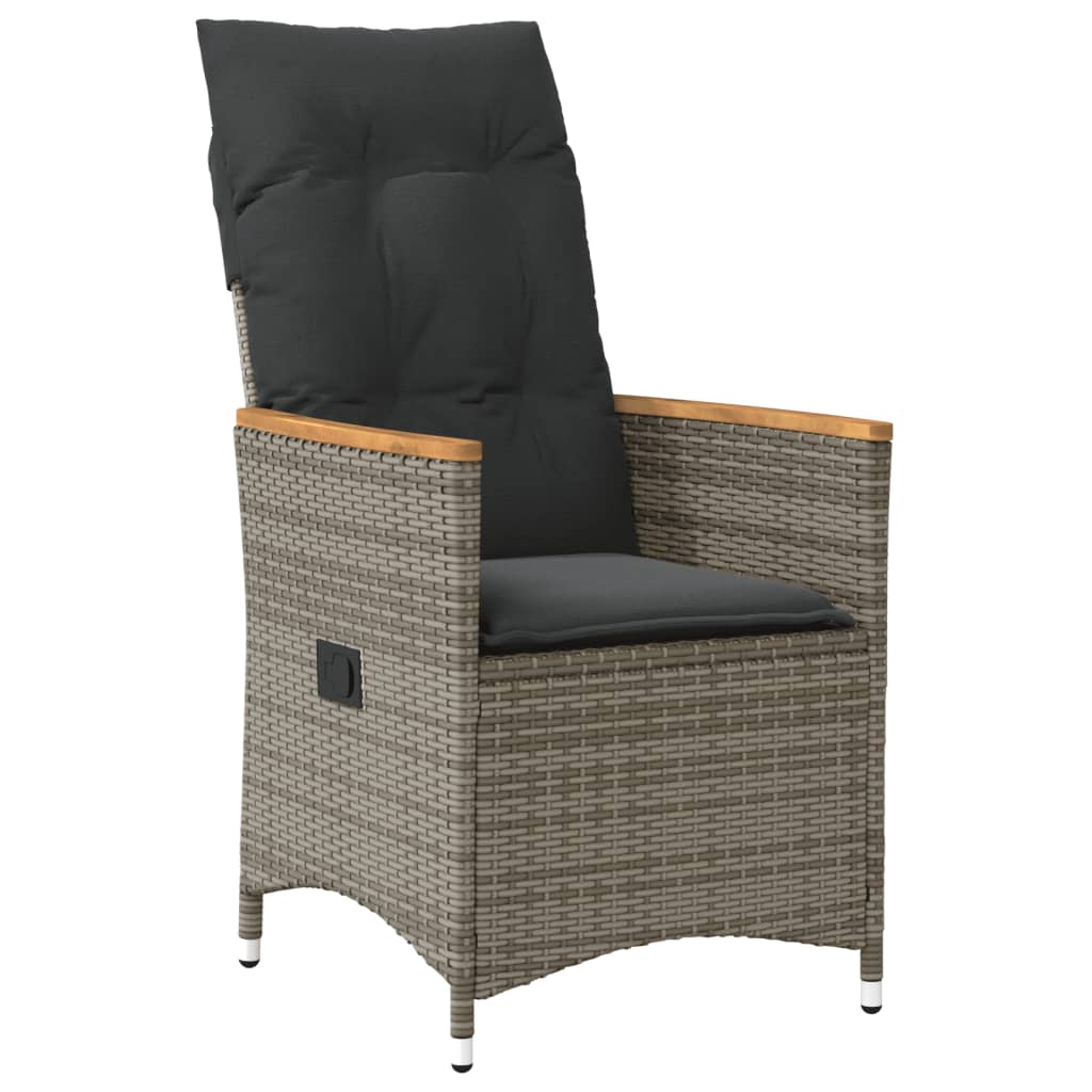Tuinstoelen Verstelbaar Met Kussens Poly Rattan