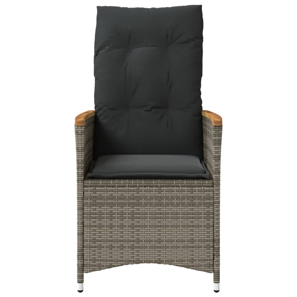 Tuinstoelen Verstelbaar Met Kussens Poly Rattan