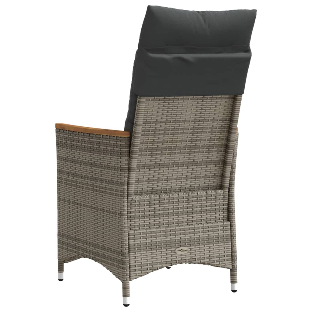 Tuinstoelen Verstelbaar Met Kussens Poly Rattan