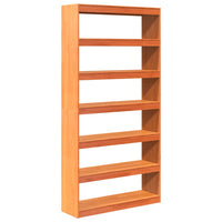Boekenkast / Kamerscherm 100X30X199,5 Cm Massief Grenenhout Bruin