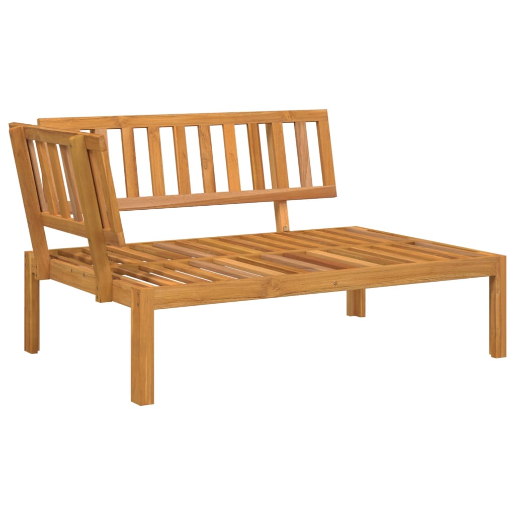 5-Delige Loungeset Pallet Massief Acaciahout Bruin