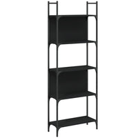 Boekenkast 5-Laags 60,5X24X166,5 Cm Bewerkt Hout