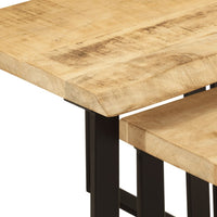 Tafeltjesset 3 St Met Natuurlijke Rand