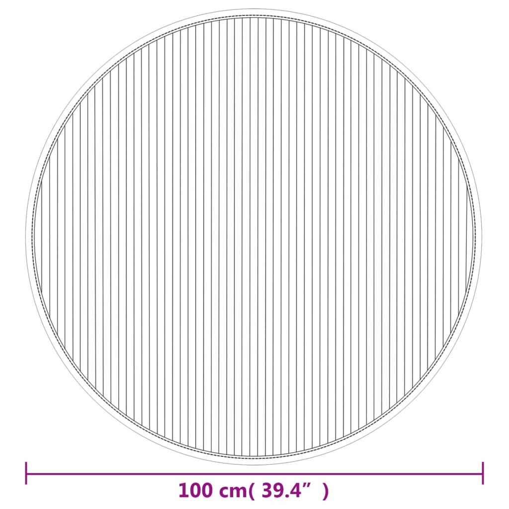 Vloerkleed Rond Bamboe