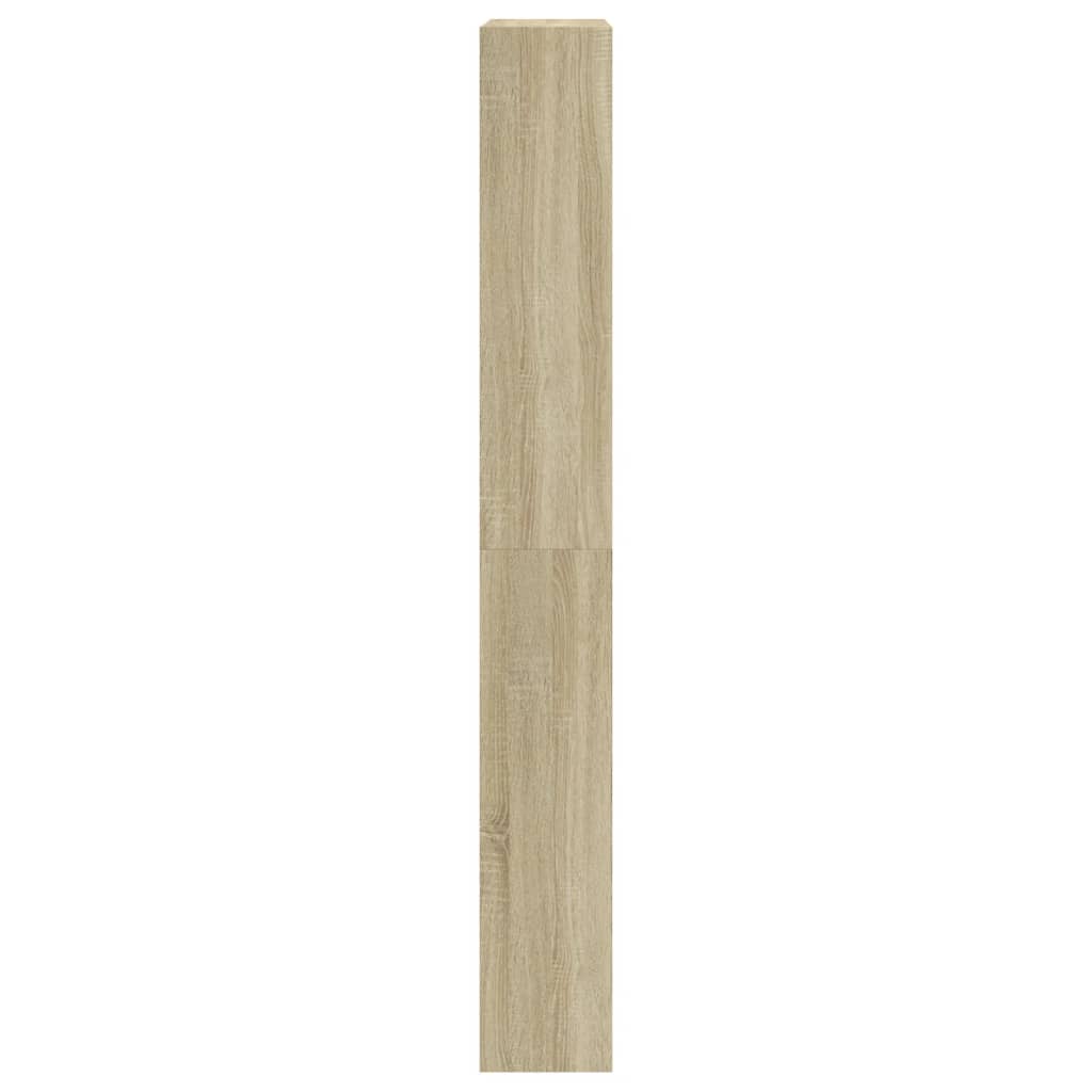 Schoenenkast Met 4 Klaplades 80X21X163,5 Cm Kleurig Sonoma Eiken