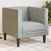Fauteuil Chesterfield-Stijl Fluweel