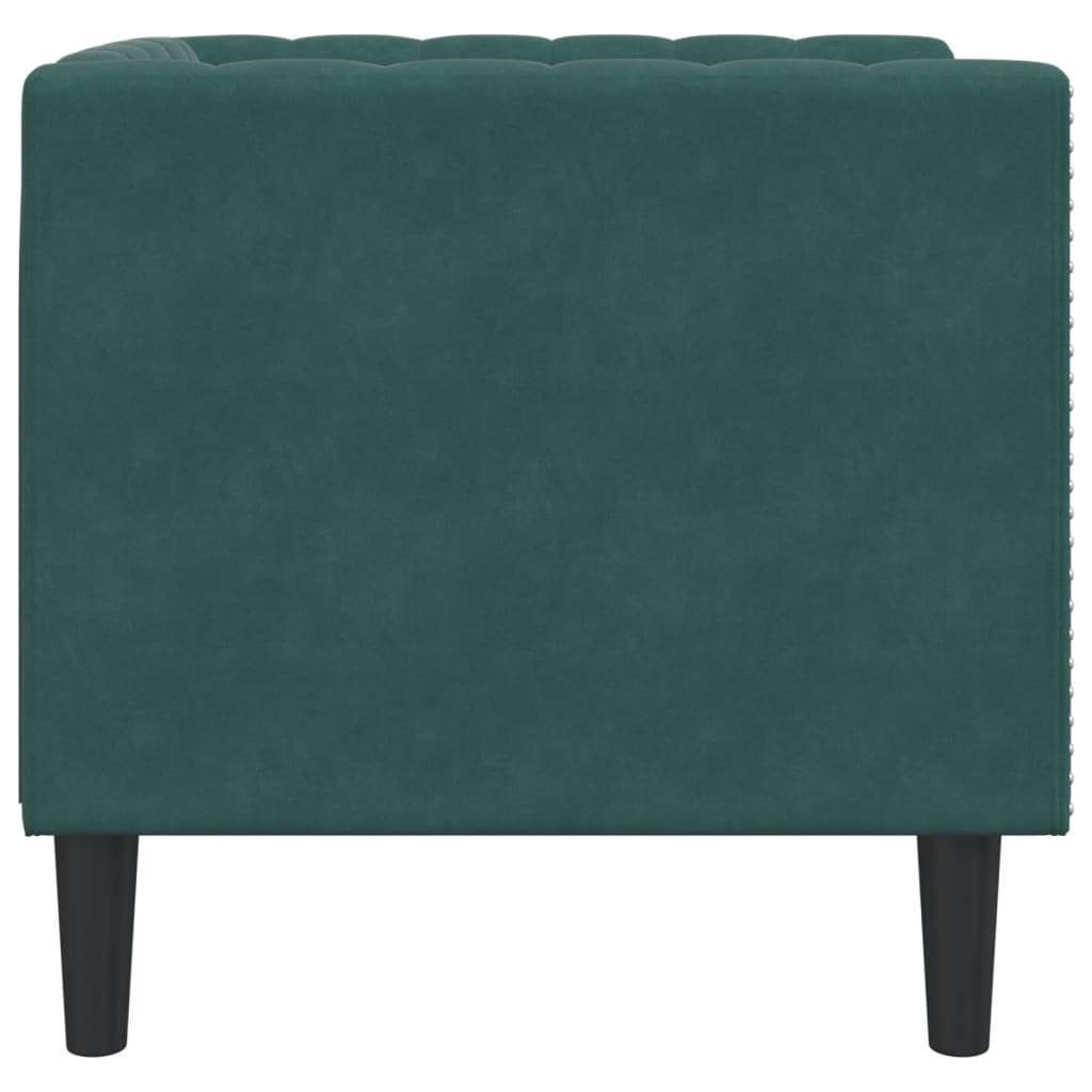Fauteuil Chesterfield-Stijl Fluweel