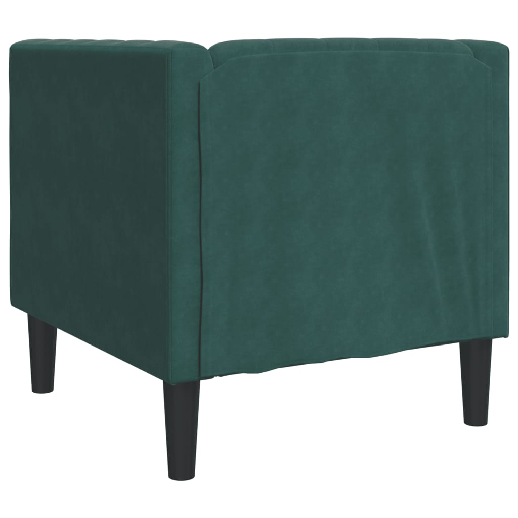 Fauteuil Chesterfield-Stijl Fluweel