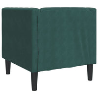 Fauteuil Chesterfield-Stijl Fluweel