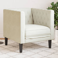 Fauteuil Chesterfield-Stijl Fluweel