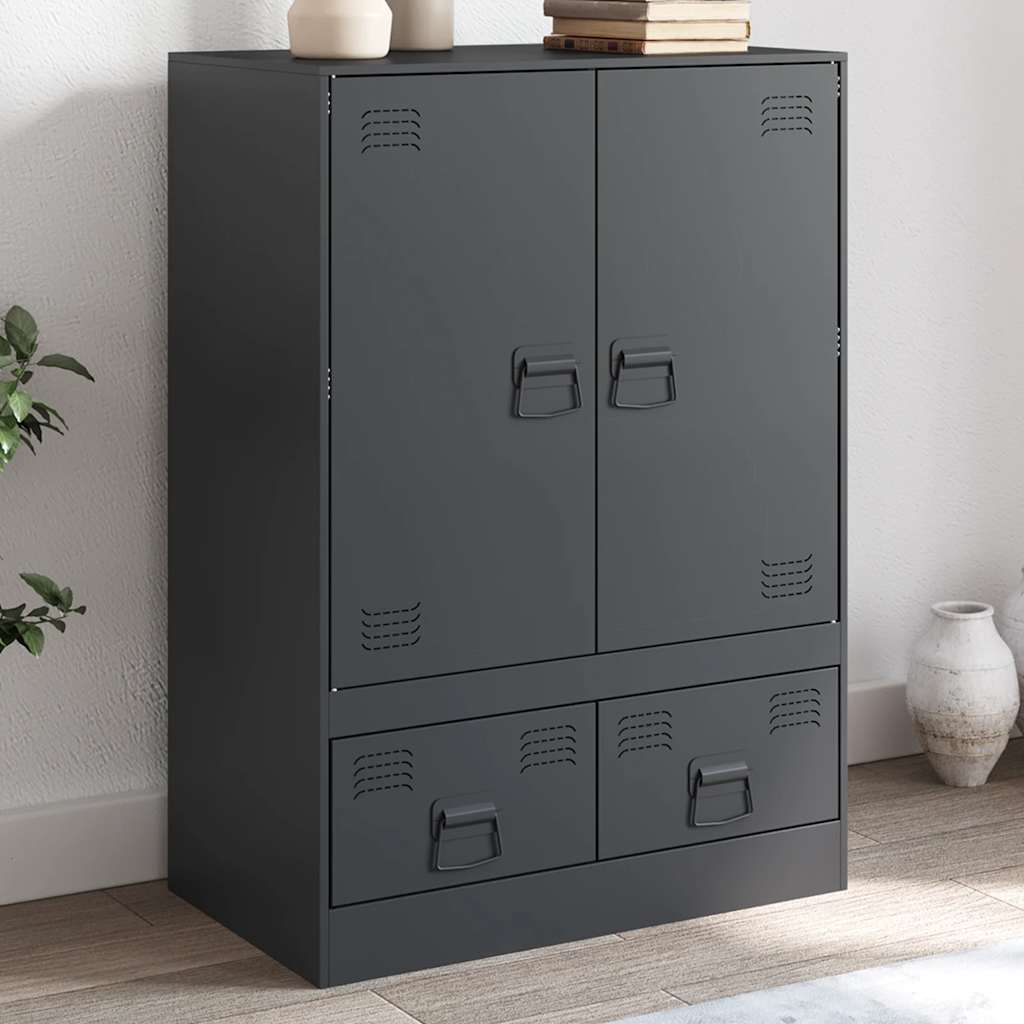 Hoge Kast 67X39X95 Cm Staal