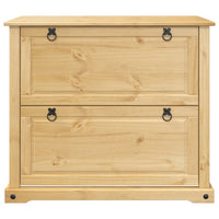 Schoenenkast Corona 99X32X Massief Grenenhout Honingwas