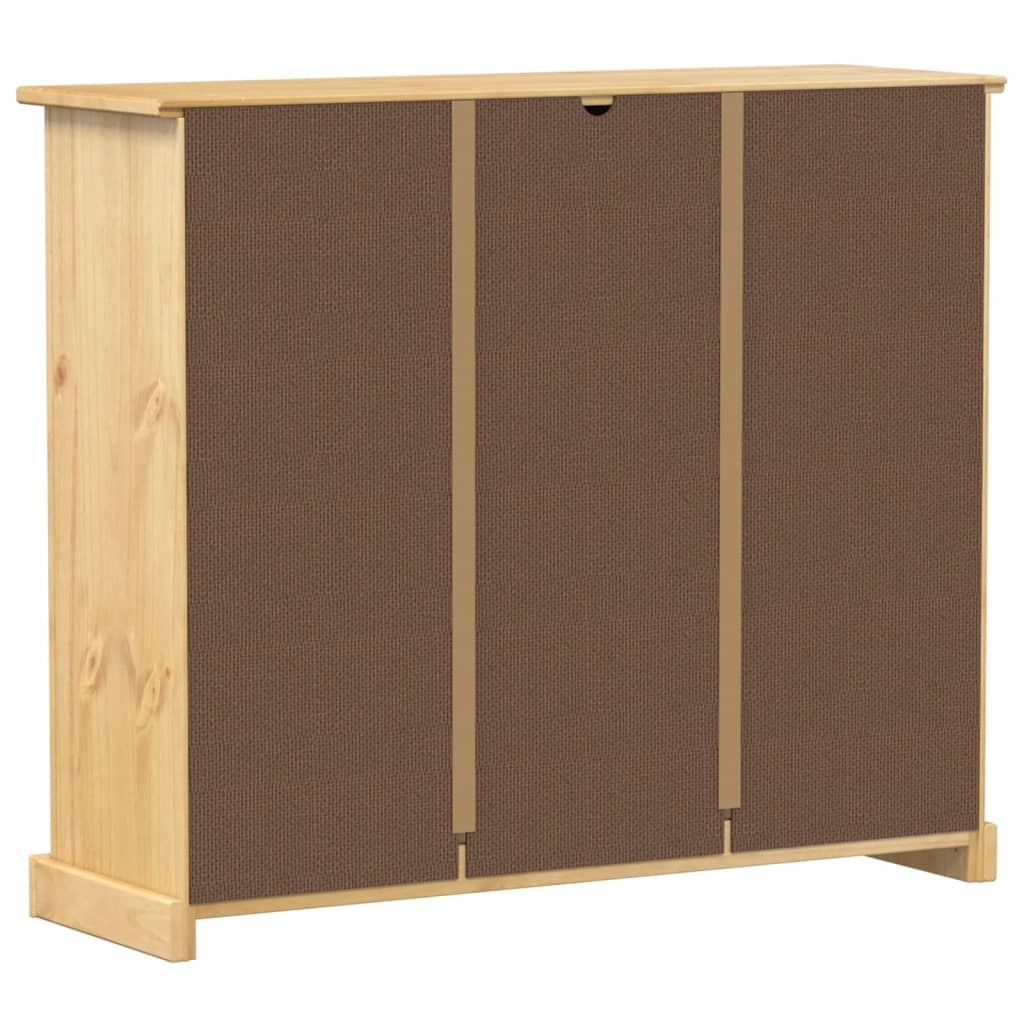 Schoenenkast Corona 99X32X Massief Grenenhout Honingwas