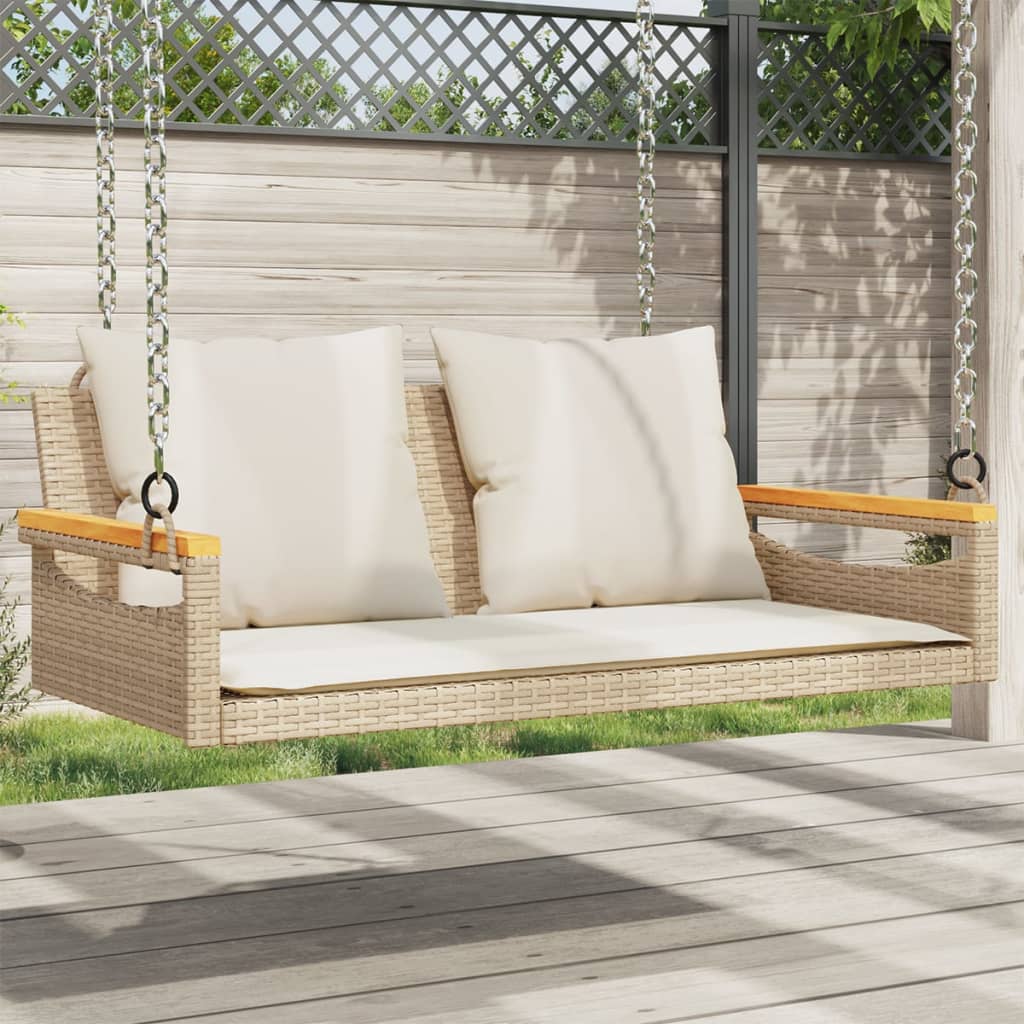 Schommelbank Poly Rattan