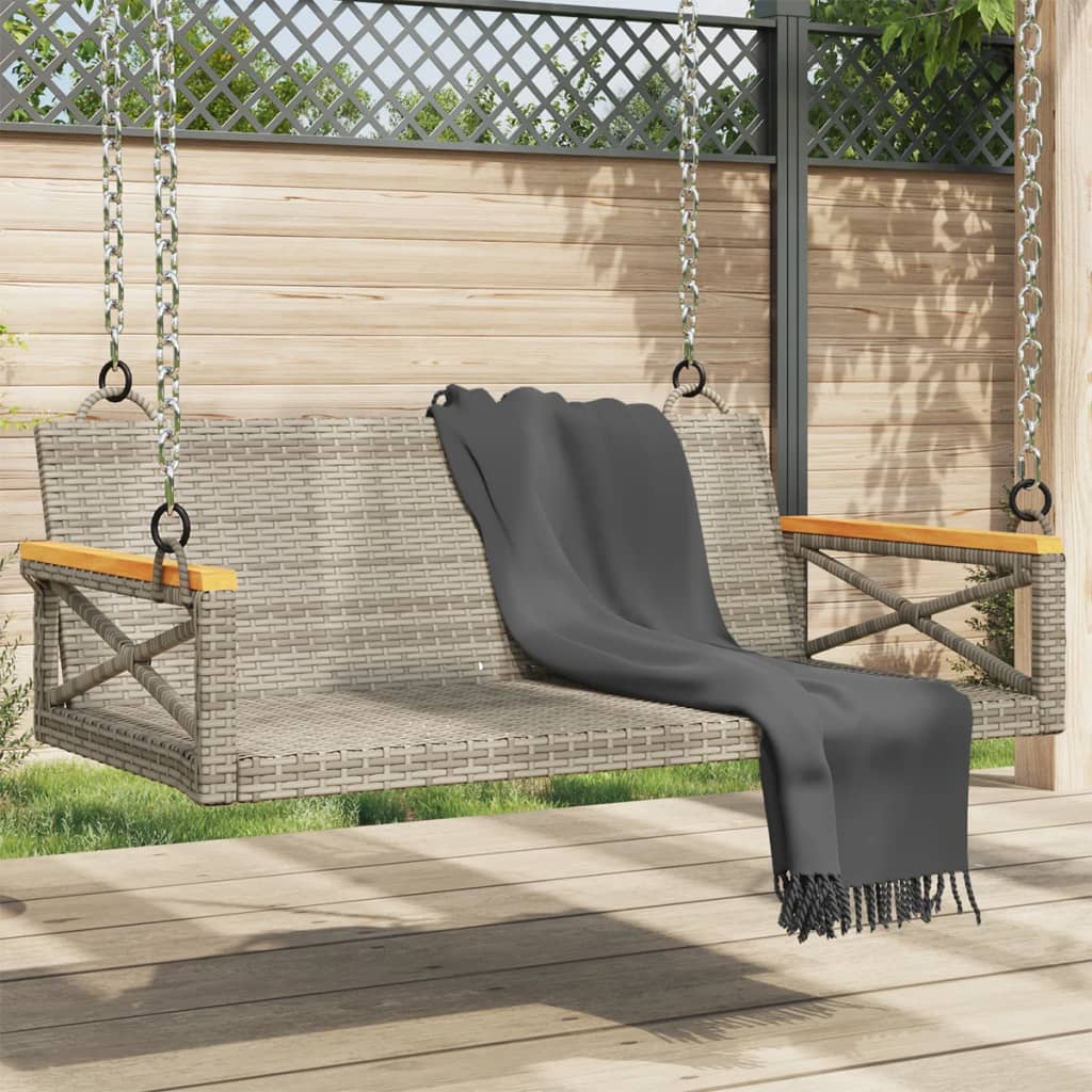 Schommelbank Met Kussens Poly Rattan