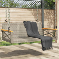 Schommelbank Met Kussens Poly Rattan